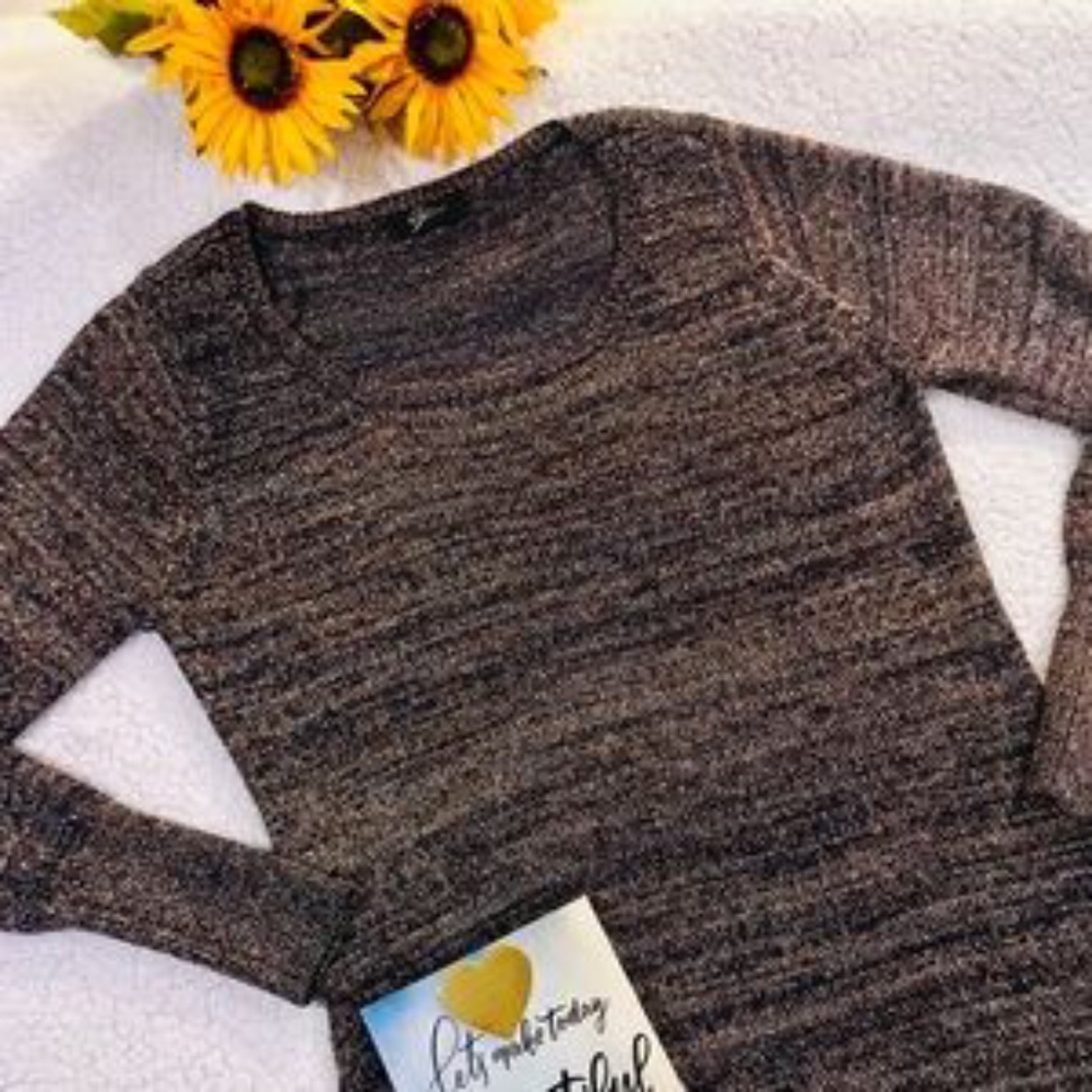 Metallic/Blue Sweater | Cyrus
